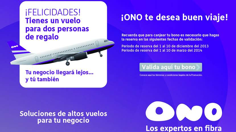 Caso de éxito: ONO te desea buen viaje - ONO