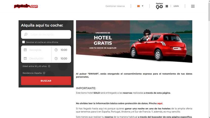 Caso de éxito: Hotel gratis con tu coche - Pepecar